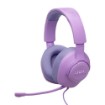 Изображение Проводные игровые наушники JBL Quantum 100M2 фиолетового цвета.