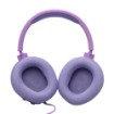 Изображение Проводные игровые наушники JBL Quantum 100M2 фиолетового цвета.