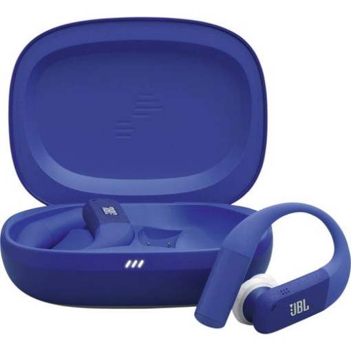 Изображение Беспроводные спортивные наушники JBL Endurance Peak 4 синего цвета.