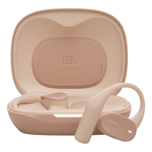 Изображение Беспроводные наушники JBL Sense Lite TWS бежевого цвета.