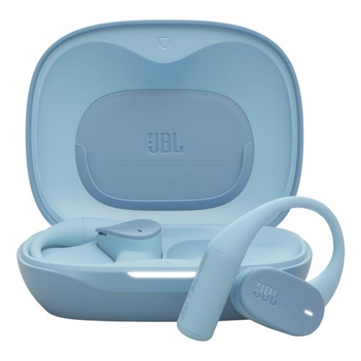 Picture of JBL Sense Lite TWS wireless headphones in blue.