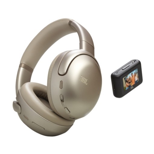 Изображение Беспроводные наушники JBL Tour One M3 Smart Tx серебристо-мокко.