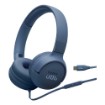Изображение Проводные накладные наушники JBL Tune 520C USB-C синего цвета.