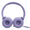 Изображение Проводные накладные наушники JBL Tune 520C USB-C фиолетового цвета.