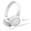 Изображение Проводные накладные наушники JBL Tune 520C USB-C белого цвета.