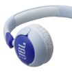 Изображение Проводные наушники JBL Junior 320 для детей синего цвета.