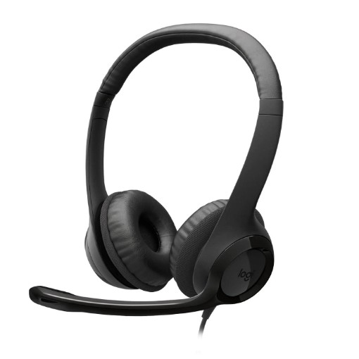 Изображение Проводные накладные наушники Logitech H390 USB-C.