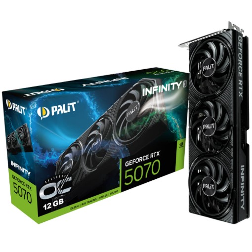 Изображение Видеокарта Palit GeForce RTX 5070 Infinity 3 OC 12GB.