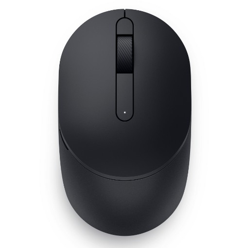 Picture of Dell MS355 silent wireless mouse in black.