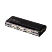Изображение USB 2.0 переключатель с 4 выходами ATEN UH284 черного цвета.