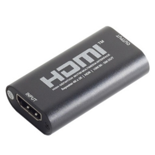 תמונה של מאריך HDMI Simpuls 4K60Hz פסיבי עם HDR10 ומארז מתכת בצבע שחור