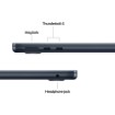 Изображение Ноутбук Apple MacBook Air 13″ M5 ‎16GB 512GB Midnight (MDHE4HB/A).