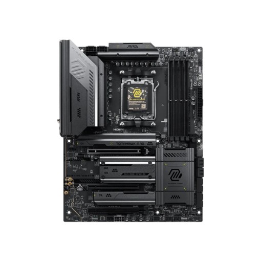 Изображение Материнская плата MSI MAG X870E TOMAHAWK MAX WIFI черного цвета.