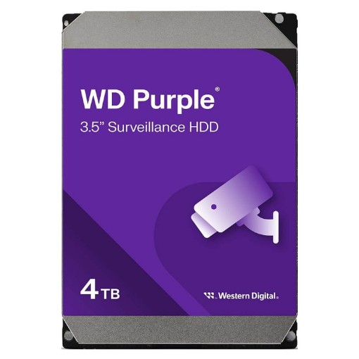 תמונה של דיסק קשיח Western Digital WD Purple – נפח 4TB – מטמון 128MB – דגם WD44PURZ