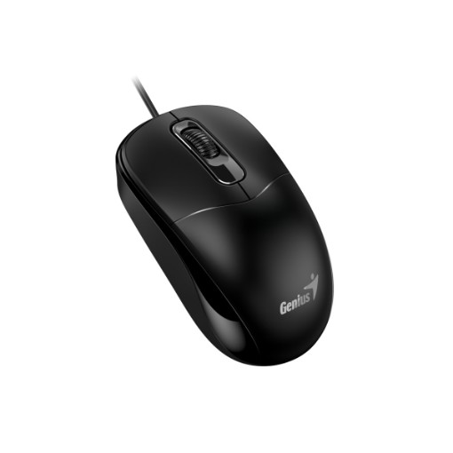 Picture of Genius DX-111 Wired Optical Mouse in black.
