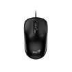 Picture of Genius DX-111 Wired Optical Mouse in black.