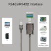 Picture of USB 2.0 to RS422/485 cable with male DB9 connector UNITEK Y-1083.
