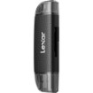 תמונה של קורא כרטיסים Lexar Dual-Slot USB-A/C Card Reader LRW310X-BNBNG