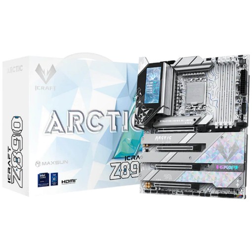 תמונה של לוח אם MAXSUN iCraft Z890 ARCTIC