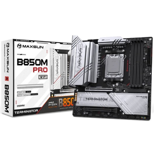 Изображение Материнская плата MAXSUN Terminator B850M PRO WIFI.