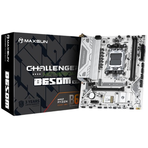 Изображение Материнская плата MAXSUN Challenger B650M WiFi ICE V2.