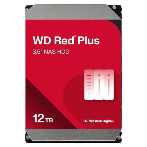תמונה של כונן Western Digital WD Red Plus 12TB SATA3 7200RPM