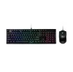 Изображение Игровая клавиатура и мышь Cooler Master MS111 RGB черного цвета.