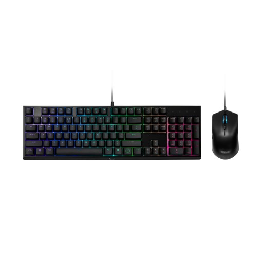 Изображение Игровая клавиатура и мышь Cooler Master MS111 RGB черного цвета.