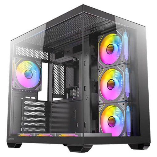 Изображение Компьютерный корпус Antec CX Mirror Mini Tower черного цвета.