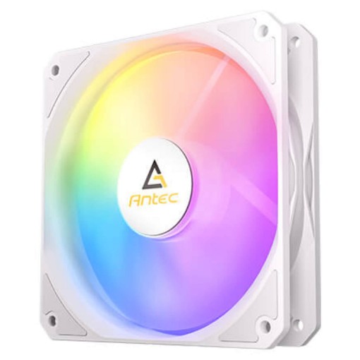Изображение Вентилятор Antec P12R PWM ARGB 120мм Reverse белого цвета.