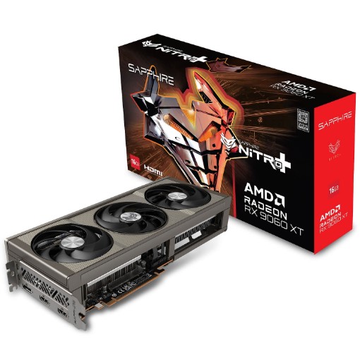 Изображение Видеокарта Sapphire NITRO+ Radeon RX 9060 XT GAMING OC 16GB.