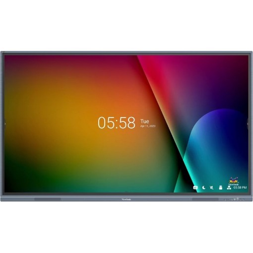 Изображение Интерактивный сенсорный экран Viewsonic IFP8633-G 86 дюймов черного цвета.
