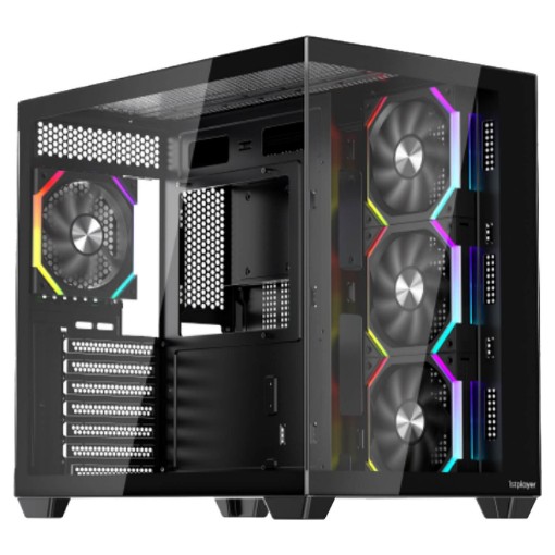 Изображение Корпус компьютера 1StPlayer BV7 Mid Tower черного цвета.