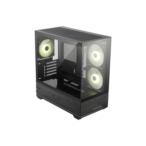 Изображение Компьютерный корпус MSI MAG PANO M110R черного цвета.