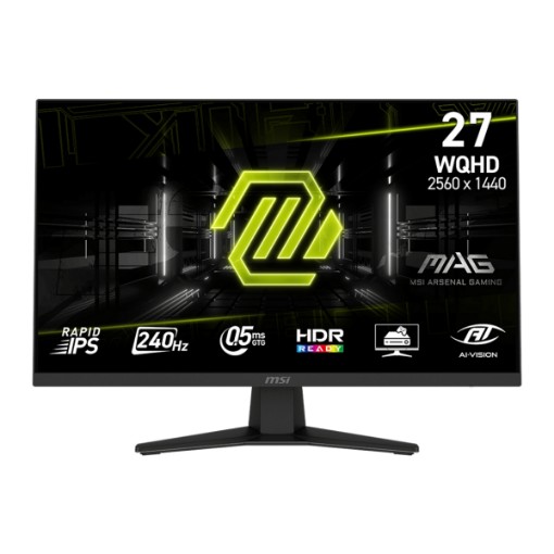Изображение Игровой монитор MSI MAG 274QF X24 черного цвета.