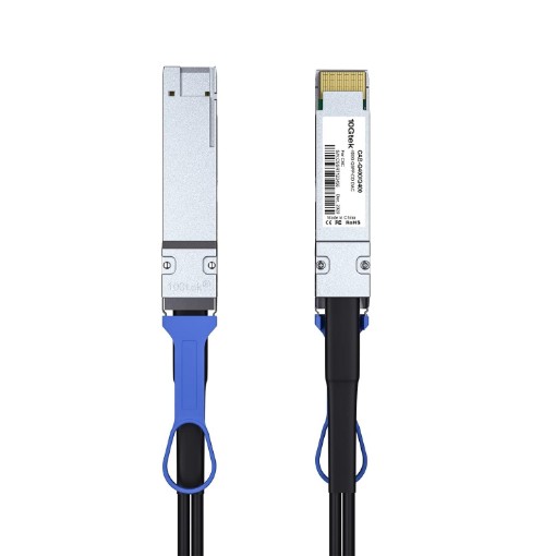 Изображение Пассивный DAC кабель 10Gtek 400G QSFP112 длиной 0,5 метра.