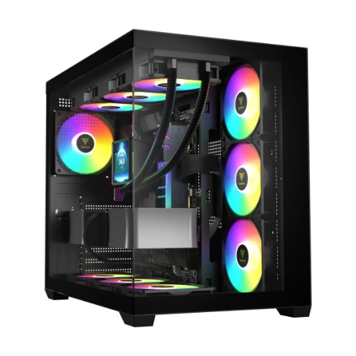 Изображение Компьютерный корпус GAMDIAS AURA GC107 ELITE черного цвета.