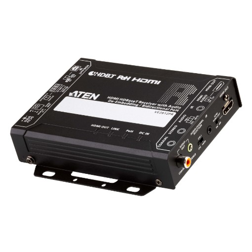 תמונה של מקלט HDMI HDBaseT מבית ATEN דגם VE2812PR בצבע שחור