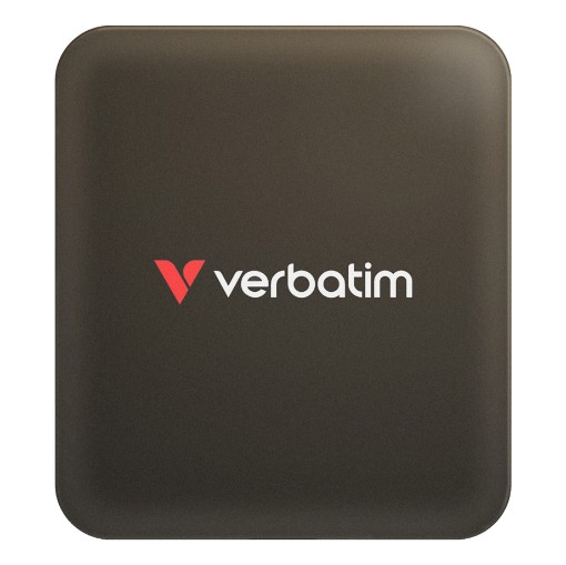 Picture of Verbatim SnapBack SSD Drive 512GB in Metallic Mocha color.