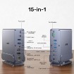Picture of UNITEK D1135A universal docking station for three 4K monitors.