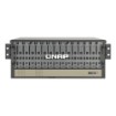 Picture of QNAP TL-R6020Sep-RP 60-Bay SAS 4U Storage Server in black and gray.