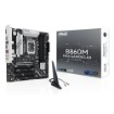 Изображение Материнская плата ASUS B860M MAX GAMING AX серого цвета.