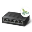 Изображение Коммутатор TP-Link LS1005G без управления гигабитный Ethernet черного цвета.