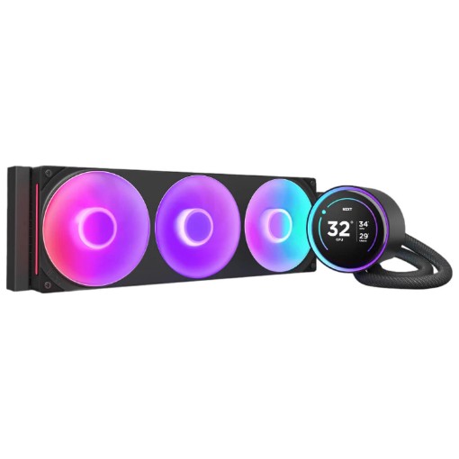 Изображение Жидкостное охлаждение для процессора NZXT Kraken Elite 360 RGB 360 мм.