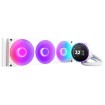Изображение Жидкостное охлаждение для процессора NZXT Kraken Elite 360 RGB 360 мм белого цвета.