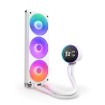 Изображение Жидкостное охлаждение для процессора NZXT Kraken Elite 360 RGB 360 мм белого цвета.
