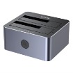 Picture of UNITEK Y-3026GY docking station for SATA drives with offline cloning.