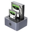 Picture of UNITEK Y-3026GY docking station for SATA drives with offline cloning.