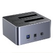 Picture of UNITEK Y-3026GY docking station for SATA drives with offline cloning.