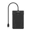 Picture of 2.5-inch SATA drive enclosure UNITEK Y-3036A with USB-C connection.